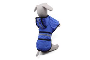 Vsepropejska Zidan pláštěnka pro psa Barva: Modrá, Délka zad (cm): 32, Obvod hrudníku: 34 - 40 cm