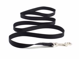 Vsepropejska Zuky nylonové vodítko pro psa | 124 cm Barva: Černá, Šířka vodítka: 1 cm