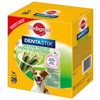 Výhodné balení! 168 x Pedigree DentaStix každodenní péče o zuby / Fresh - fresh - pro malé psy (5-10 kg)
