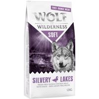 Výhodné balení: 2 x 12 kg Wolf of Wilderness Adult "Soft" - "Soft - Silvery Lakes" - kuřecí z volného chovu s kachnou