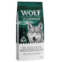 Výhodné balení: 2 x 12 kg Wolf of Wilderness Adult "The Taste Of" - "The Taste Of The Mediterranean"