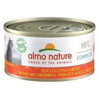 Výhodné balení Almo Nature HFC Complete 12 x 70 g - kuře s mrkví