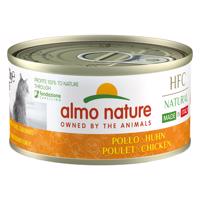 Výhodné balení Almo Nature HFC Made in Italy 24 x 70 g - kuřecí