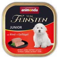 Výhodné balení Animonda vom Feinsten 48 x 150 g - Junior: hovězí a drůbeží