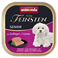 Výhodné balení Animonda vom Feinsten 48 x 150 g - Senior: drůbeží a jehněčí
