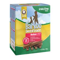 Výhodné balení Barkoo Dental Snacks 28 nebo 56 kusů – receptura bez obilovin - pro střední psy 28 ks (560 g)