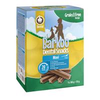 Výhodné balení Barkoo Dental Snacks 28 nebo 56 kusů – receptura bez obilovin - pro velké psy 28 ks (720 g)