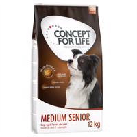 Výhodné balení Concept for Life 2 x velké balení - Medium Senior (2 x 12 kg)