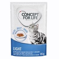 Výhodné balení Concept for Life 48 x 85 g -  Light Cats v želé