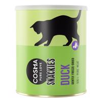 Výhodné balení Cosma Snackies Maxi Tube - lyofilizované snacky pro kočky - kachna 3 x 130 g