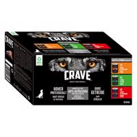 Výhodné balení Crave Adult 24 × 400 g - mix (3 druhy)
