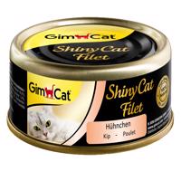Výhodné balení GimCat ShinyCat 24 x 70 g - Kuřecí mix