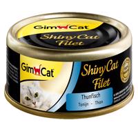 Výhodné balení GimCat ShinyCat 24 x 70 g - Tuňák