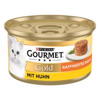 Výhodné balení Gourmet Gold Raffiniertes Ragout 4 x 12 ks (48 x 85 g) - Kuřecí