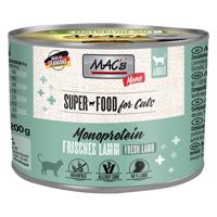 Výhodné balení MAC's Cat Mono Sensitive 24 x 200 g - mix jehněčí a krůtí