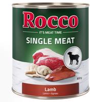 Výhodné balení Rocco Single Meat 12 x 800 g jehněčí