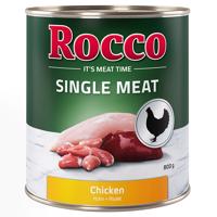 Výhodné balení Rocco Single Meat 12 x 800 g kuřecí