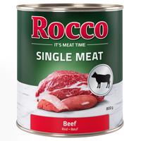 Výhodné balení Rocco Single Meat 24 x 800 g hovězí