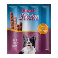 Výhodné balení: Rocco Sticks - hovězí a kuřecí 3 x 12 kusů (360 g)