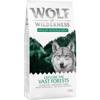 Výhodné balení Wolf of Wilderness "Explore" 2 x 12 kg - Explore The Vast Forests - Weight Management