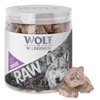 Výhodné balení Wolf of Wilderness - RAW snack (mrazem sušený) - Kachní krky (4 x 90 g)