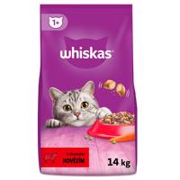 Whiskas granule s hovězím pro dospělé kočky 14kg