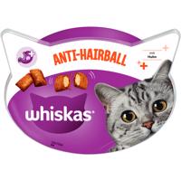 Whiskas křupavé tašticky snacky, 3 x balení - 2 + 1 zdarma!  - Anti-Hairball (3 x 60 g)