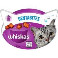 Whiskas křupavé tašticky snacky, 3 x balení - 2 + 1 zdarma!  - Dentabites pamlsky pro kočky (3 x 40 g) kuřecí