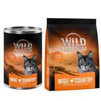 Wild Freedom 12 x 400 g + granule 400 g za skvělou cenu - Wide Country - kuře + Adult "Wide Country" - drůbeží bez obilovin