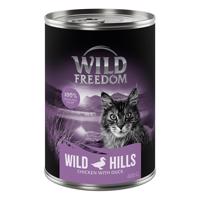 Wild Freedom Adult 6 x 400 g - bez obilovin - Wild Hills - kachní & kuřecí