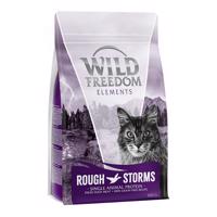 Wild Freedom granule pro kočky, 3 x 400 g - 2 + 1 zdarma - Adult "Rough Storms" s kachním – bez obilovin