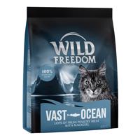 Wild Freedom granule pro kočky, 3 x 400 g - 2 + 1 zdarma - Adult „Vast Ocean“ – s makrelou