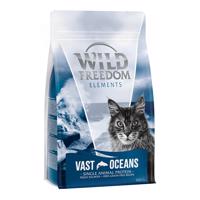 Wild Freedom granule pro kočky, 3 x 400 g - 2 + 1 zdarma - Adult "Vast Oceans" s lososem – bez obilovin