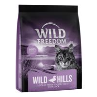 Wild Freedom granule pro kočky, 3 x 400 g - 2 + 1 zdarma - Adult "Wild Hills" - Kachní