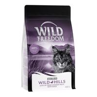 Wild Freedom granule pro kočky, 3 x 400 g - 2 + 1 zdarma - Adult "Wild Hills" Sterilised kachní - bez obilovin