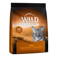 Wild Freedom granule pro kočky, 3 x 400 g - 2 + 1 zdarma - Senior „Wide Country“ –⁠ s drůbežím masem