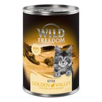 Wild Freedom Kitten 6 x 400 g - Golden Valley - králík a kuřecí