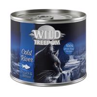 Wild Freedom konzervy, 6 x 200 g, 5 + 1 zdarma! - Cold River - mořský losos & kuře (6 x 200 g)