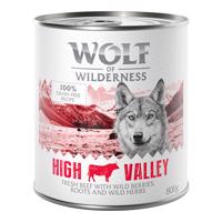 Wolf of Wilderness, 12 x 800 g - 11 + 1 zdarma!  - High Valley - hovězí