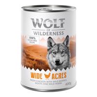 Wolf of Wilderness Adult 6 x 400 g - single protein - NOVÉ: Wide Acres - kuřecí