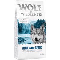 Wolf of Wilderness Adult "Blue River" losos - bez obilovin - Výhodné balení 2 x 12 kg