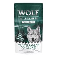 Wolf of Wilderness Adult "Triple Taste" 12 x 125 g - Mediterranean Coastlines  - jehněčí, kuřecí, pstruh
