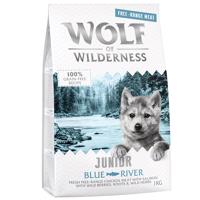 Wolf of Wilderness Junior „Blue River“ – kuře z volného chovu a losos - 5 x 1 kg