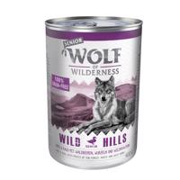 Wolf of Wilderness Senior 6 x 400 g - Wild Hills - kachní & telecí