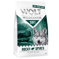 Wolf of Wilderness "Soft - Rocky Spires" - kuřecí z volného chovu s perličkou - 1 kg