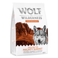 Wolf of Wilderness zkušební balení - NOVINKA: Explore The Mighty Summit- Performance (400g)