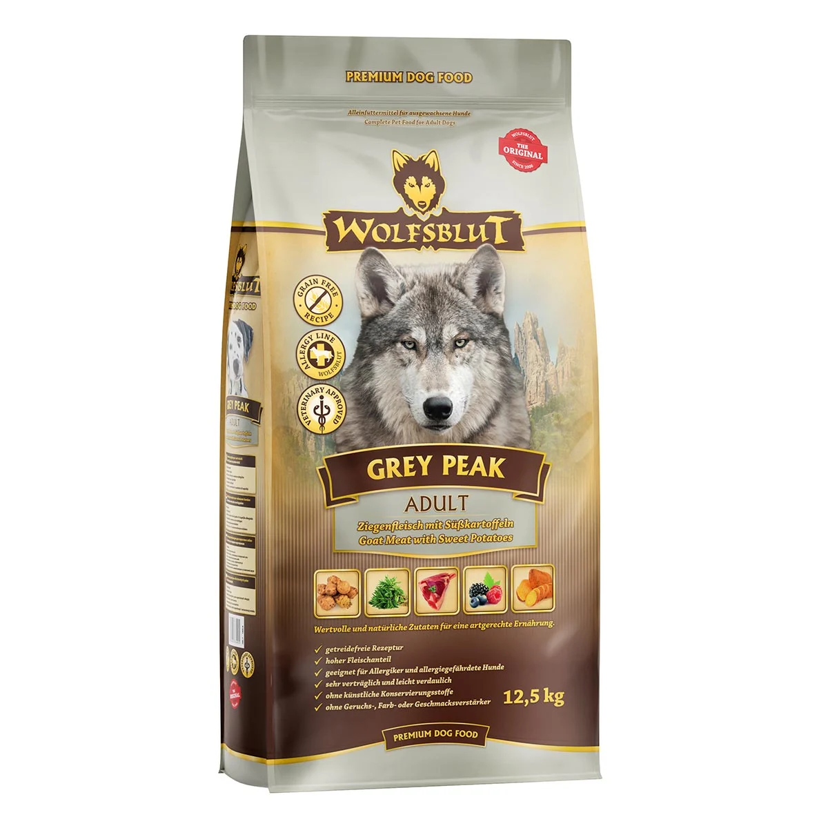 Wolfsblut Grey Peak Adult 2 × 12,5 kg