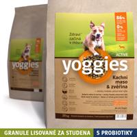 Yoggies granule Active Kachna a zvěřina 20kg