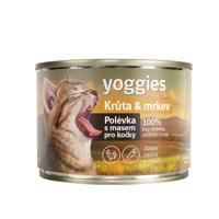 Yoggies Polévka pro kočky – Krůta & mrkev 185g