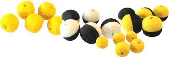 Zig Rig ball boilies plovoucí 5 ks Variant: Průměr: 13mm Barva: černo-žlutá
